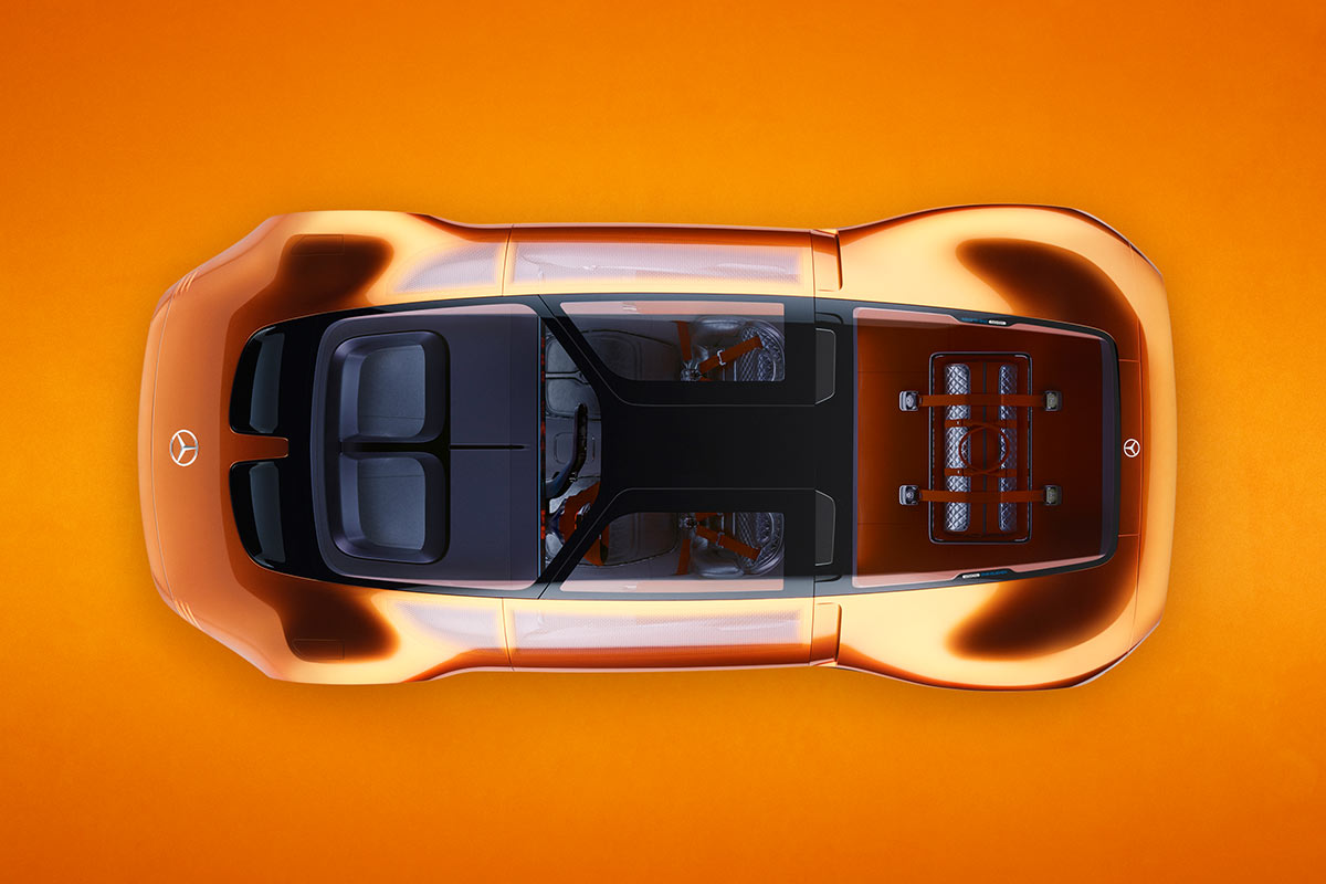 mercedes-orange-von-oben-vision-one-eleven